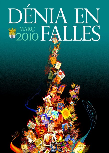 Cartel Fallas Denia 2010.