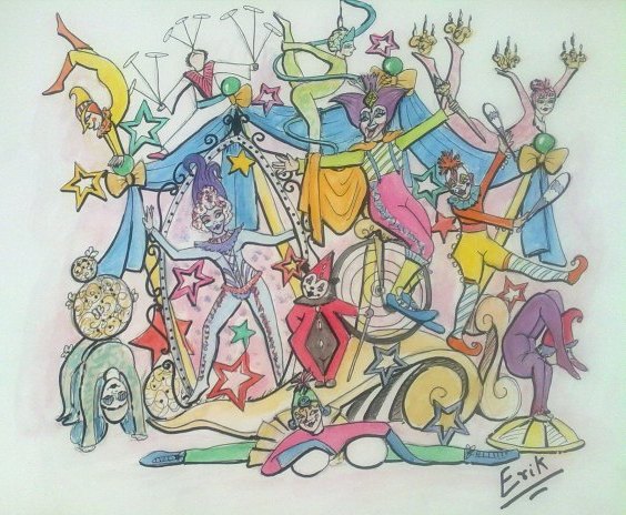 Boceto Falla infantil El Prado