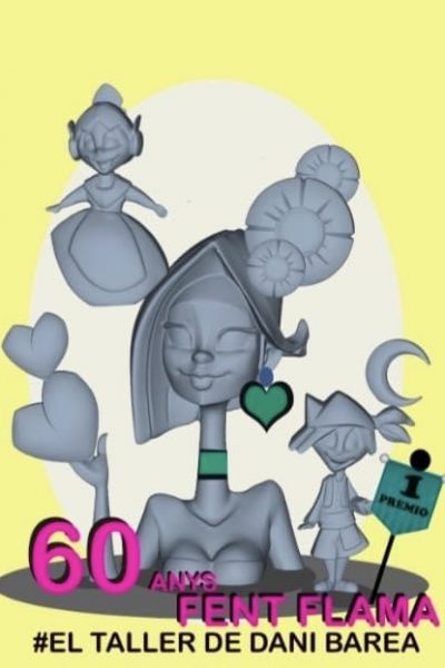 Boceto Falla Alqueries Bellver 2025