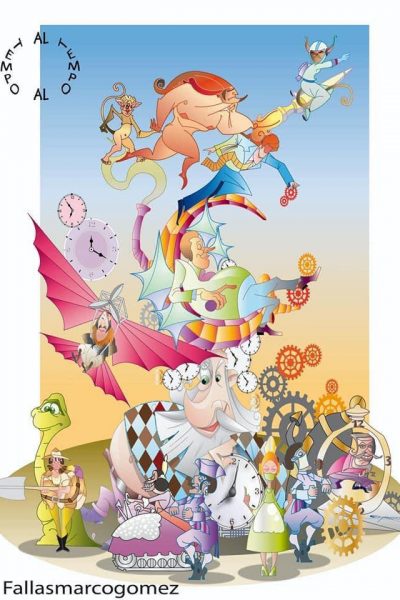 Boceto Falla Avenida Valladolid 2022