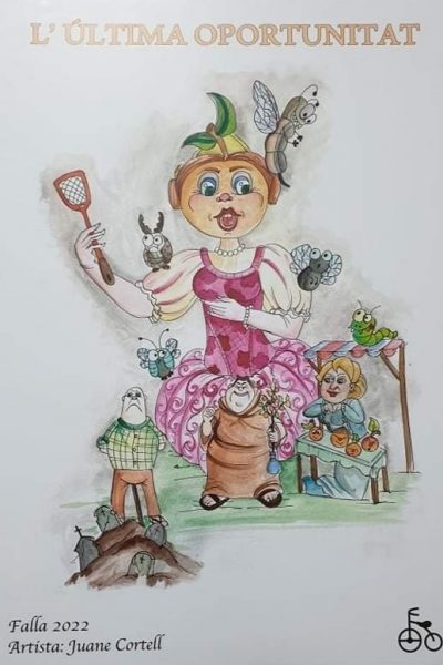 Boceto Falla Bicicleta 2022