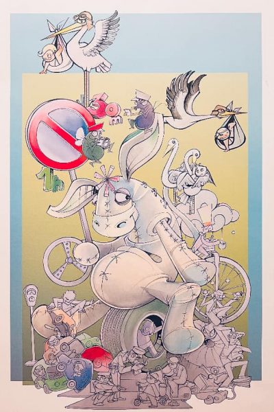 Boceto Falla Cervantes 2022