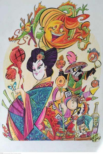Boceto Falla Eduardo Merello 2023