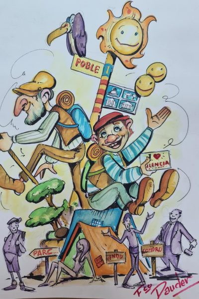 Boceto Falla Isaac Peral 2022