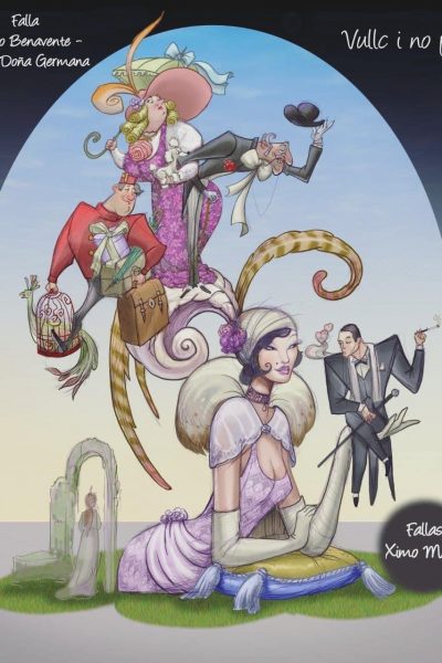 Boceto Falla Jacinto Benavente 2022