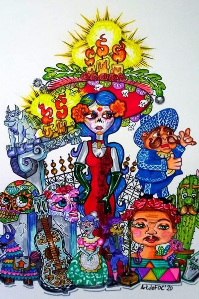 Boceto Falla Padre Domenech 2022