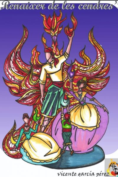 Boceto Falla Padre Domenech 2023 1