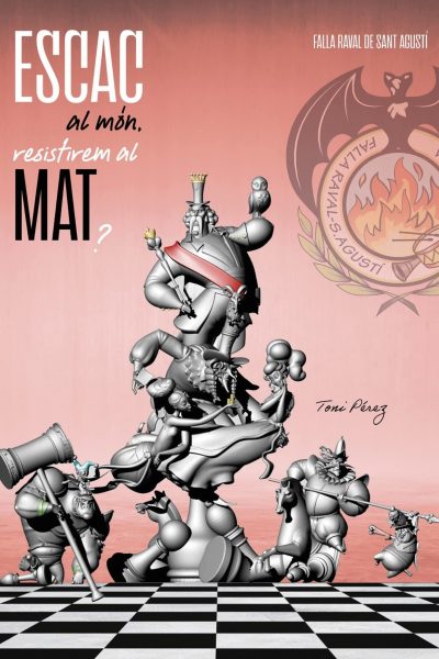 Boceto Falla Raval 2025