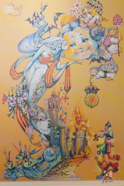 Boceto Falla Serranos 2022