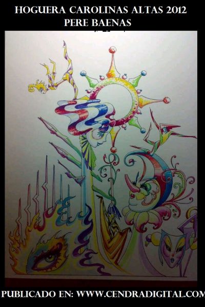 Boceto Hoguera Carolinas Altas 2012