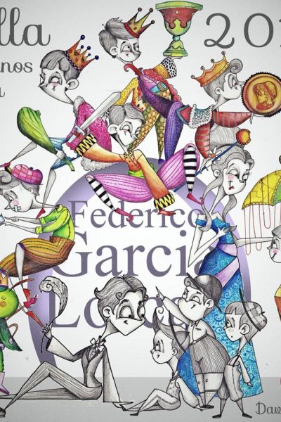 Boceto falla serranos infantil 2018