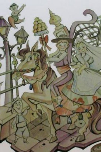 boceto falla acacias picayo infantil 2014