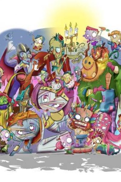 boceto falla infantil Nova Orriols 2018