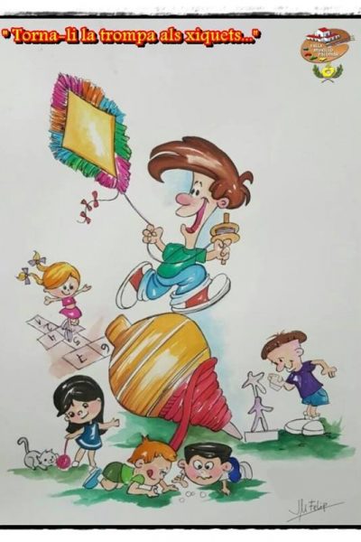 boceto falla infantil murillo 2018