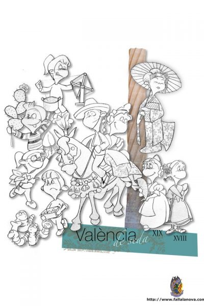boceto falla nova orriols