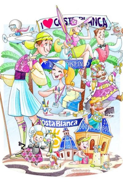 boceto foguera baver infantil 2013