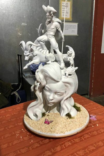 maqueta falla puebla de valverde 2018