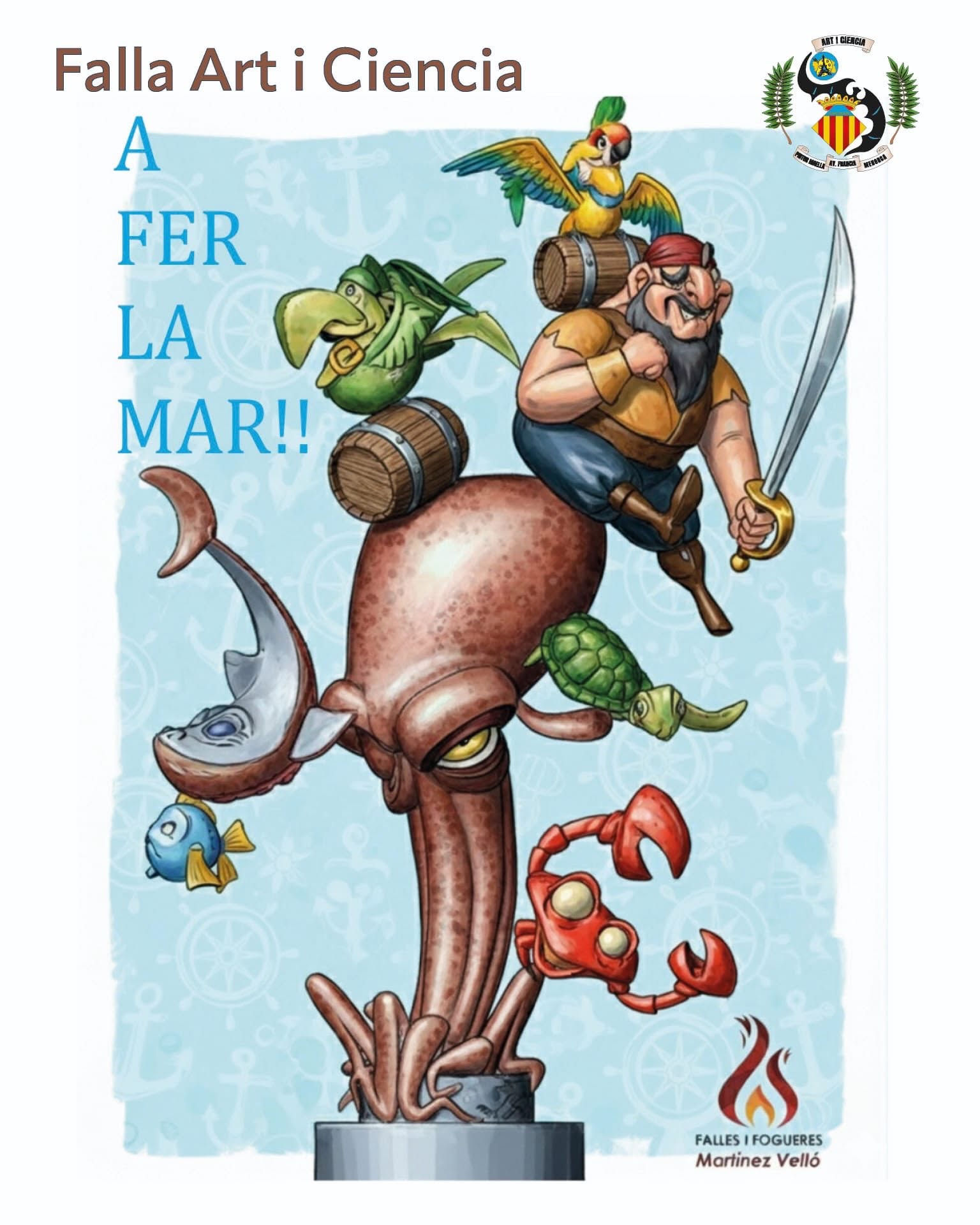 Boceto Falla Art i Ciencia 2027