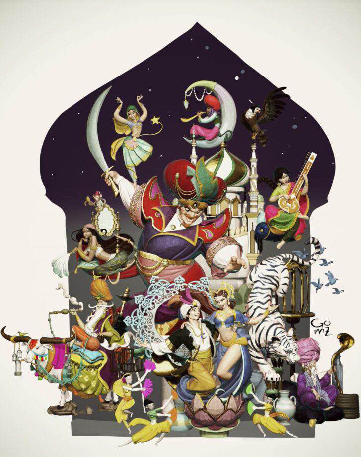 Boceto Falla Baix La Mar 2023