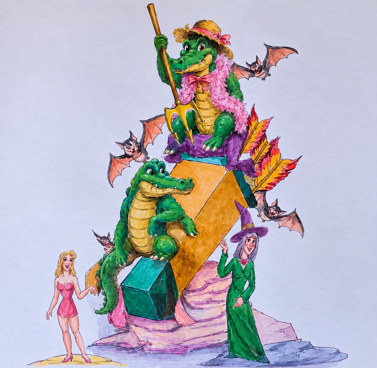 Boceto Falla El Corralot 2027