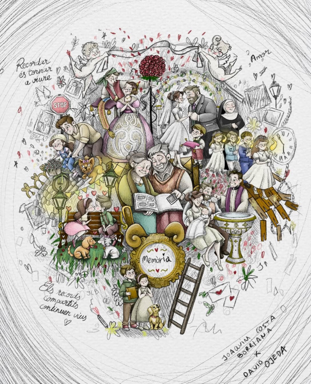 Boceto Falla Joaquin Costa Burriana 2027 infantil