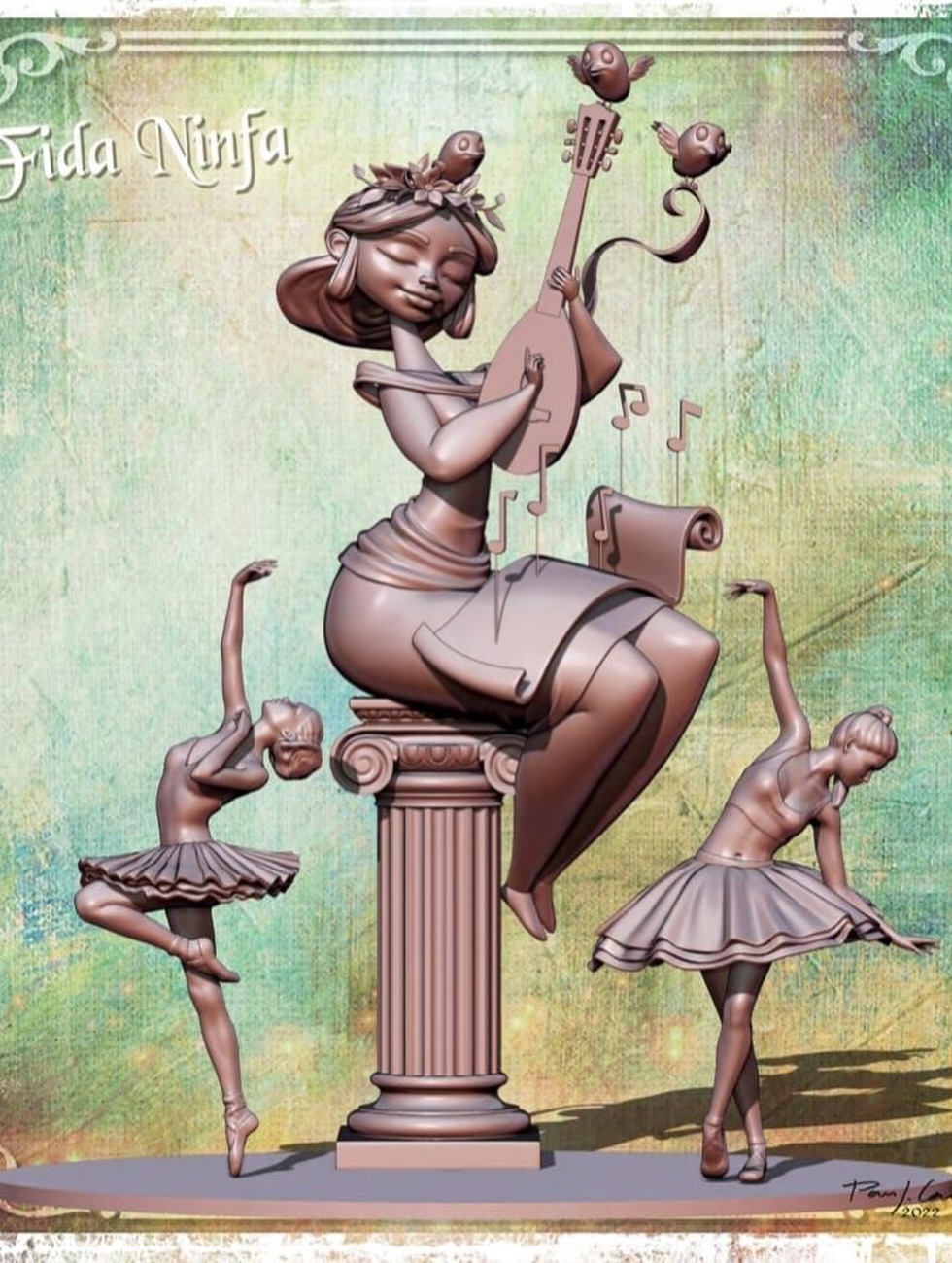 Boceto Falla Juan Bautista Vives 2027