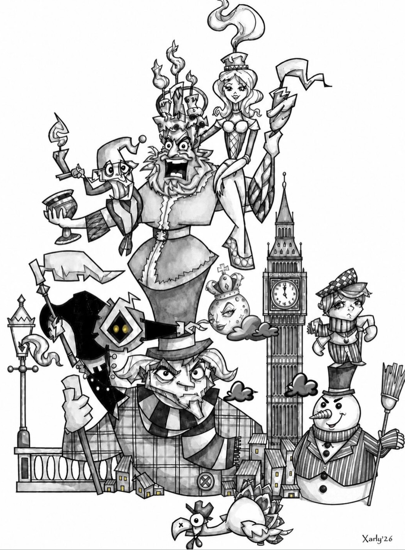 Boceto Falla Reino Ciscar 2027
