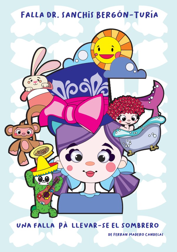 Boceto Falla infantil Sanchis Bergon 2023