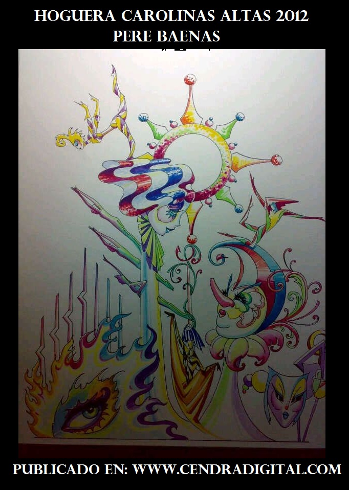 Boceto Hoguera Carolinas Altas 2012