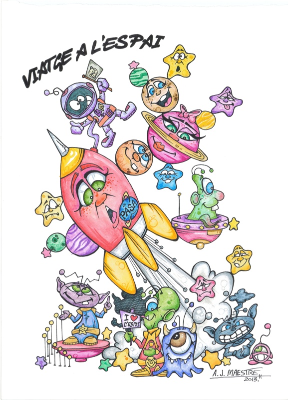 Boceto Viatge a L'espai