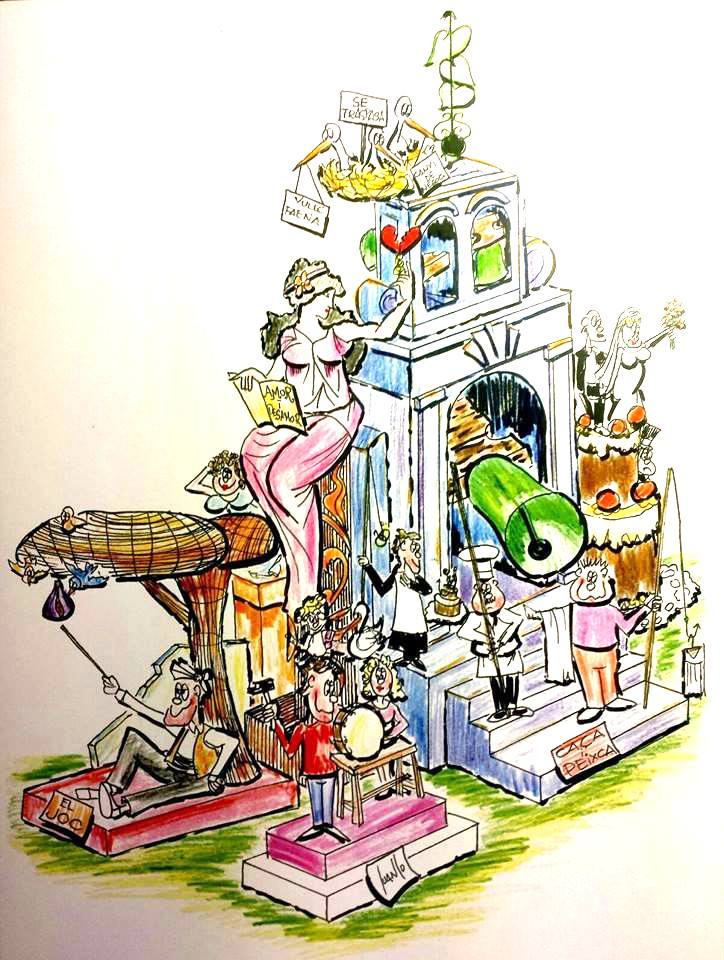 Boceto falla doctor sanchis bergon 2016