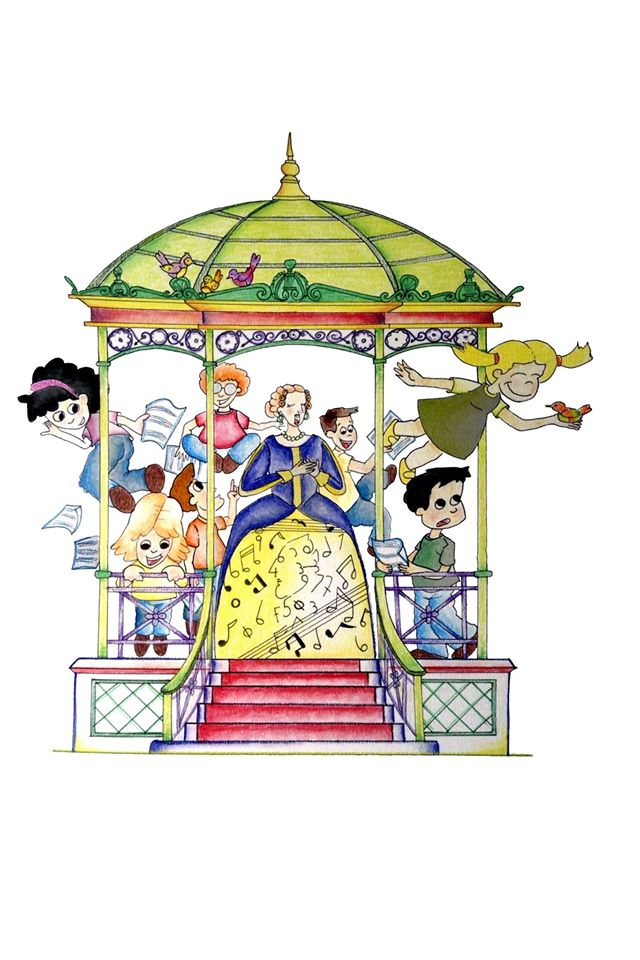 Boceto falla infantil carricola 2016