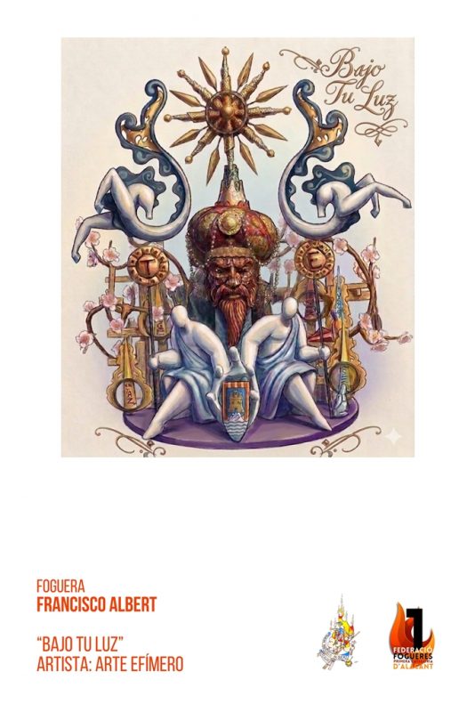 Boceto de la Hoguera Francisco Albert