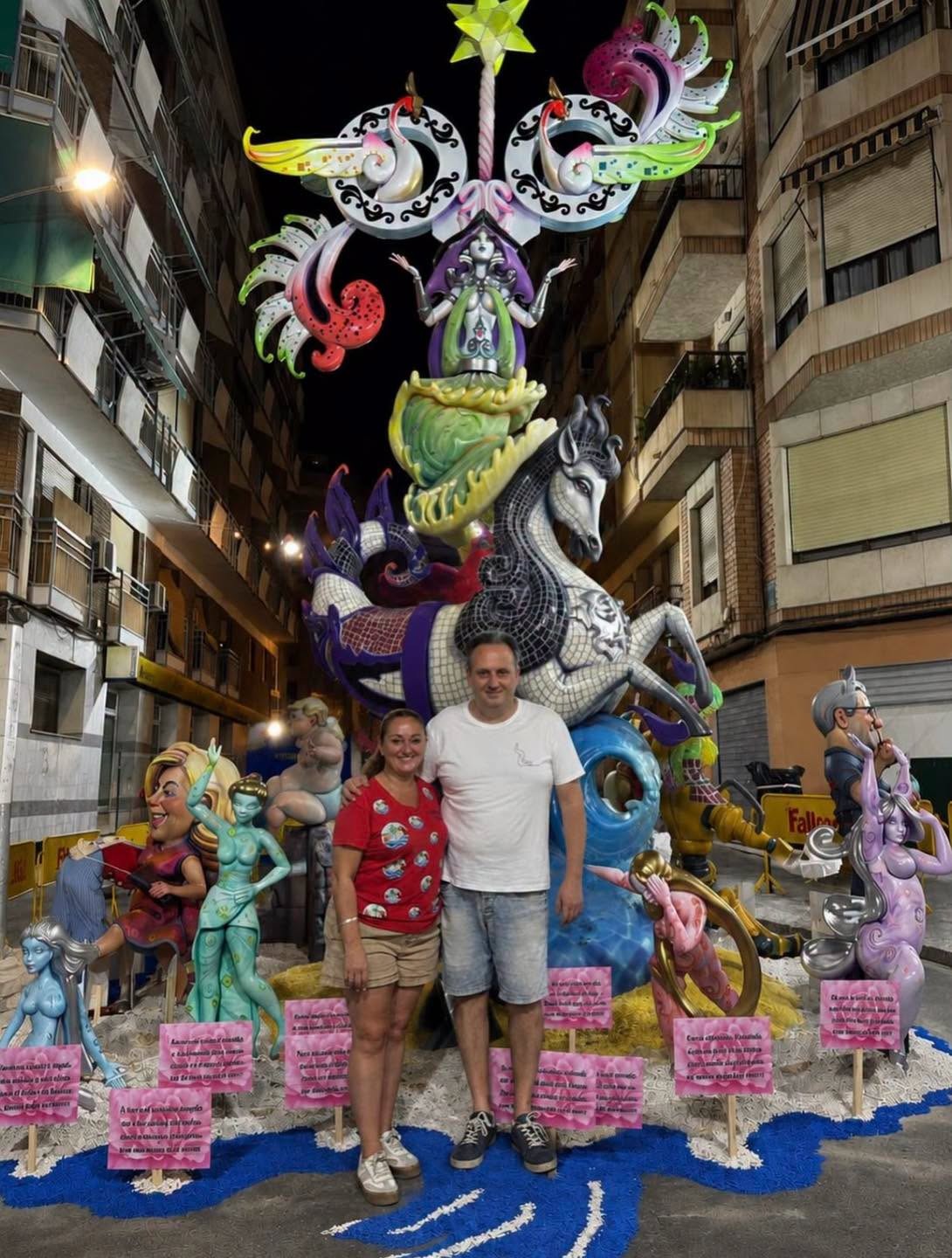 Foguera Pio XII Joaquin Rubio