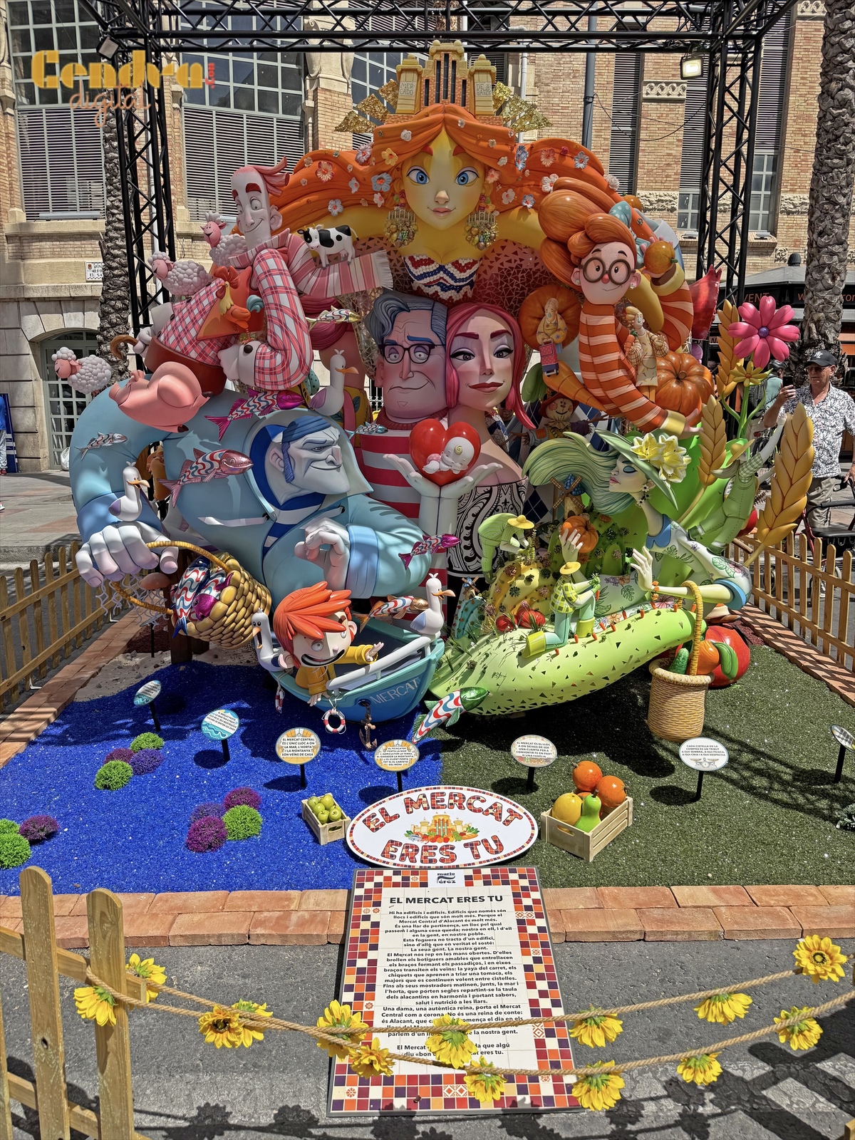 Foguera infantil Mercado Central 2026 1